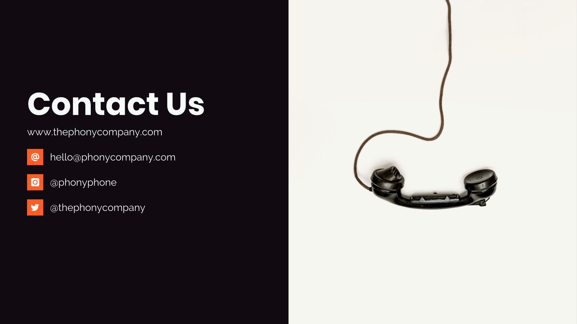 Contact Slide Beautiful.ai